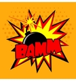 Comic Bomb vector image