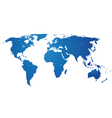 World map vector image