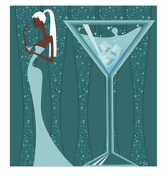 Cocktails vector image