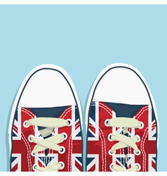 Uk shoes vector image