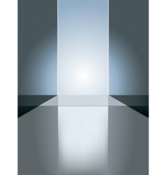 Empty fashion runway vector image