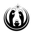 Manger design vector image