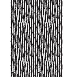 Seamless pattern with stripes Black and white hand vector image