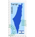 Mail to-from Israel vector image