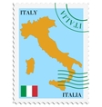 Mail to-from Italy vector image