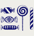 Set candies vector image