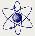 Abstract atom vector image