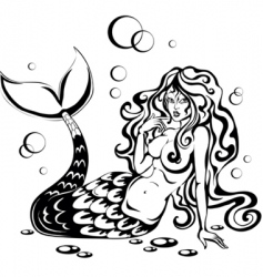 Mermaid vector image