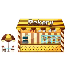 A bakery shop vector image