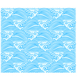 Seamless wave pattern vector image