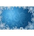 Christmas border vector image
