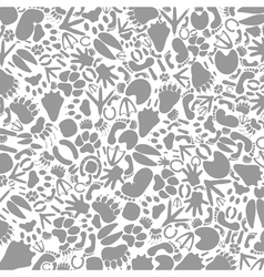Background traces of animals vector image