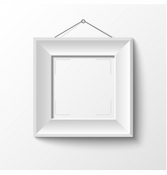 White frame vector image
