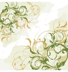 Floral background vector image