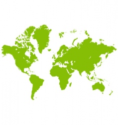 World map vector image