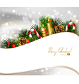 Christmas background vector image
