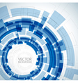 Abstract blue technical background vector image