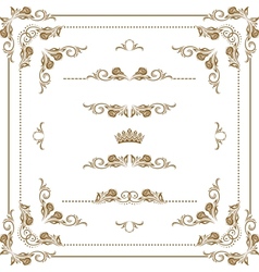 Decorative frame vector image