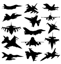 Military plane vector image