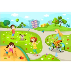 Playground vector image