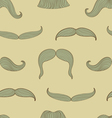 Mustache pattern vector image