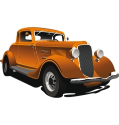 Old car vector image