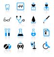Medicine icons vector image