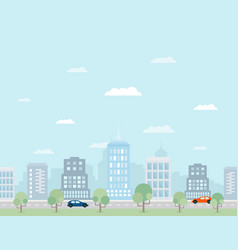 Future city2 vector image