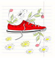 Shoe illustration vector image