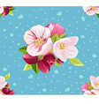 Beautiful pattern with flowers vector image