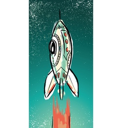 Rocket Ship vector image