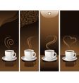 Coffee cups vector image