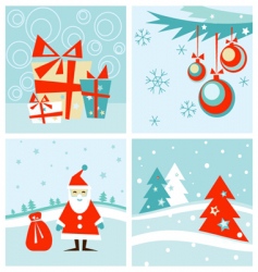 Retro winter vector image