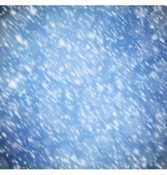 Background with snow vector image