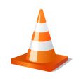 Construction and traffic cone vector image