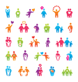 Family icons vector image