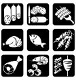 Icon food vector image