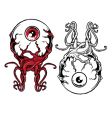 Punk eyeball vector image