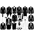 Suits set vector image