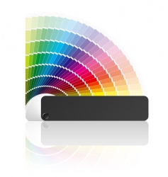 Color guide vector image