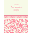Vintage background for invitation card vector image