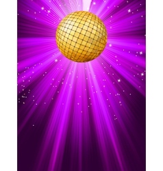 Party lights background vector image