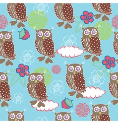 Cutesy scrapbook pattern vector image