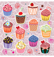 Cupcakes vector image