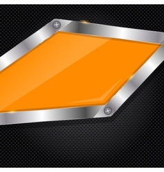 Metal glass abstract background vector image
