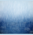 A rainy day vector image