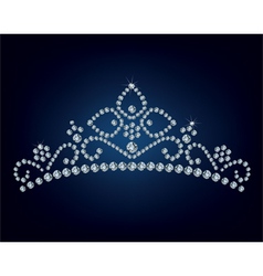 Diamond tiara - vector image