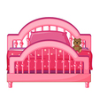 Childs bed vector image