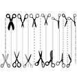 Scissors vector image