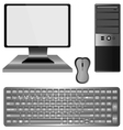 Personal computer vector image